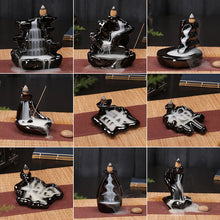 Load image into Gallery viewer, Creative Home Decor Backflow Stick Incense Burner Ceramic Censer Home Decoration Use In Home Teahouse