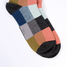 Load image into Gallery viewer, 5 Pairs/Lot Combed Cotton Men's Socks Compression Socks Fashion Colorful Square Happy Dress Socks Men Size 39-45