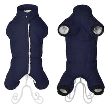 Cargar imagen en el visor de la galería, Ropa de invierno para perros, chaqueta muy cálidas para perros, abrigo grueso, monos impermeables para perros, ropa para cachorros, perros pequeños y medianos