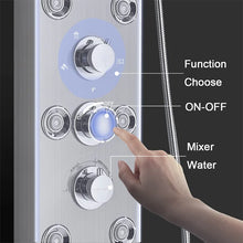 Load image into Gallery viewer, Hot Sell LED Shower Panel Faucet Rainfall SPA Massage Jet Digital Display Wall Mount Bathroom Shower Column System