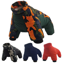 Cargar imagen en el visor de la galería, Ropa de invierno para perros, chaqueta muy cálidas para perros, abrigo grueso, monos impermeables para perros, ropa para cachorros, perros pequeños y medianos