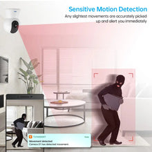 Load image into Gallery viewer, KERUI Tuya Smart Mini WiFi IP Camera Indoor Wireless Home Security AI Human Detect CCTV Surveillance Camera 2MP Auto Tracking