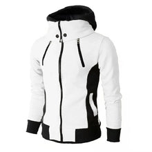 Charger l'image dans la galerie, Fermeture éclair hommes vestes automne hiver décontracté polaire manteaux Bomber veste écharpe col mode à capuche vêtements pour hommes coupe ajustée à capuche