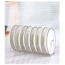 Cargar imagen en el visor de la galería, Estante para platos de acero inoxidable, utensilios para platos, escurridor, estante de secado multiusos, estante de almacenamiento para el hogar, accesorios de cocina