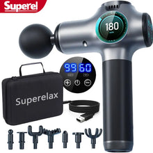 Load image into Gallery viewer, 8 Head Gun Fascia Massage Tools 99 Gear Neck and Back Massager for Body Electric Professional Muscle Massager Gym Massage gun