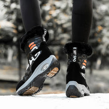 Load image into Gallery viewer, Winter Women Ankle Boots Waterproof Keep Warm Black Snow Boots New Ladies Zip Boots Chaussures Femme Booties Platform