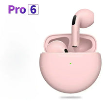 Load image into Gallery viewer, NEW Pro 6 TWS Wireless earbuds with Bluetooth Earphones Sport Running for Apple iPhone Android Xiaomi