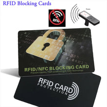 Cargar imagen en el visor de la galería, RFID Blocking Cards Contactless NFC Debit Credit Card Smart Anti-theft