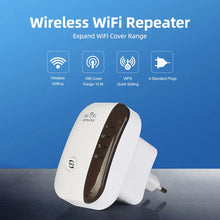 Load image into Gallery viewer, Wifi Repeater Wireless Wi-Fi Range Extender Router Wifi Signal Amplifier Access Point 300Mbps WiFi Booster 2.4G Wi Fi Ultraboost