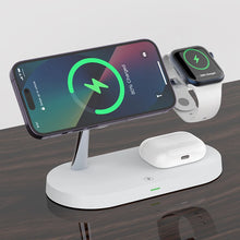 Load image into Gallery viewer, 3 in 1 Wireless Charger Stand For iPhone 12 13 14 15 Magsafe Charger Airpods Pro Apple Watch 9 8 7 6 QI Fast Charging Station