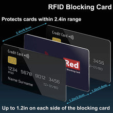 Cargar imagen en el visor de la galería, RFID Blocking Cards Contactless NFC Debit Credit Card Smart Anti-theft