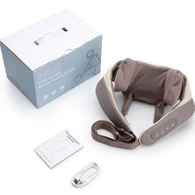 Charger l'image dans la galerie, Nouveau 5D pétrissage Shiatsu Massage châle chiropratique dos masseur pour le cou épaule soulagement de la douleur chauffage cou Massageador Massagem