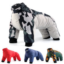 Cargar imagen en el visor de la galería, Ropa de invierno muy cálidas para perros, abrigo impermeable para perros pequeños y medianos, ropa para Bulldog Francés, chaquetas reflectantes para mascotas