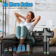 Load image into Gallery viewer, 30 Level Massage Gun Fascia Deep Muscle Relax Body Neck Massager Electric Fitness Equipment Noise Reduction Male Female