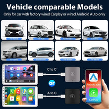 Load image into Gallery viewer, Android Auto AI Box Wireless Android Auto Adapter Carplay Dongle Bluetooth WIFI Plug And Play For VW Audi Toyota Honda