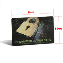 Cargar imagen en el visor de la galería, RFID Blocking Cards Contactless NFC Debit Credit Card Smart Anti-theft