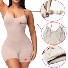 Load image into Gallery viewer, GUUDIA Open Crotch Bodysuit Shapewear Jumpsuit Body Shaper Compress Tummy Control Shapers Spandex Elastic Shape Seamless Smooth