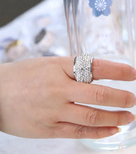 Load image into Gallery viewer, Wholesale shining full rhinestone finger rings for woman luxurious paragraph Crystal Jewelry Ring gold-color