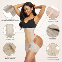 Cargar imagen en el visor de la galería, HEXIN-bragas con Control de barriga para mujer, ropa interior Sexy, pantalones cortos moldeadores, entrenador de cintura, corsé ajustado, pantalones moldeadores 
