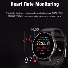 Load image into Gallery viewer, LIGE New Smart Watch Men and Women Full Touch Screen Sport Fitness Watch IP67 Waterproof Bluetooth For Android ios smartwatch Men+box
