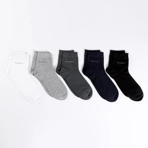 10 Pairs / Lot Bamboo Fiber Socks Men Casual Business Anti-Bacterial Breatheable High Quality Guarantee Socks