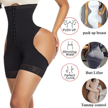 Cargar imagen en el visor de la galería, HEXIN-bragas con Control de barriga para mujer, ropa interior Sexy, pantalones cortos moldeadores, entrenador de cintura, corsé ajustado, pantalones moldeadores 
