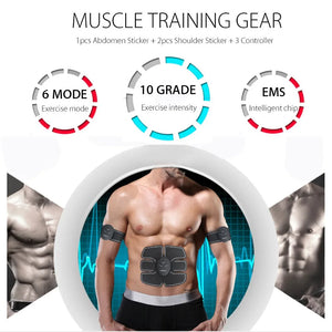 Stimulateur musculaire sans fil EMS, entraîneur de Fitness intelligent, entraînement Abdominal, autocollants électriques de perte de poids, masseur amincissant pour le corps 