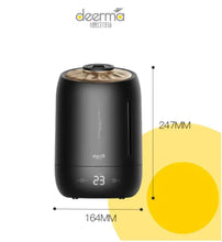 Cargar imagen en el visor de la galería, Deerma DEM-F600 5L oficina mini humidificador de aire hogar silenciado blanco atomización ultrasónica niebla aromaterapia caja hogar led 
