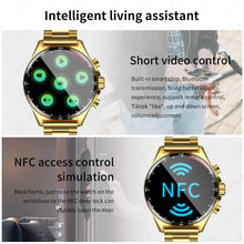 Cargar imagen en el visor de la galería, LIGE nuevo reloj inteligente 400mAh brújula al aire libre posicionamiento reloj para hombres NFC Control de acceso IP68 impermeable Fitness salud Smartwatch 
