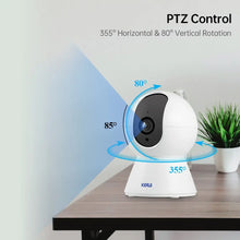 Cargar imagen en el visor de la galería, KERUI Tuya Smart Mini WiFi IP cámara interior inalámbrica seguridad del hogar AI detección humana cámara de vigilancia CCTV 2MP seguimiento automático
