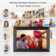 Load image into Gallery viewer, WiFi Frameo Digital Photo Frame 10.1 Inch 32GB Smart Digital Picture Frame with 1280x800 IPS HD Touch Screen
