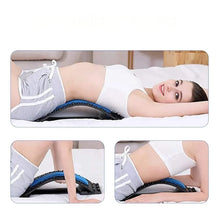 Charger l&#39;image dans la galerie, Magnetotherapy 4-Level Adjustable Back Massager Stretcher Waist Neck Fitness Lumbar Cervical Spine Support Pain Relief
