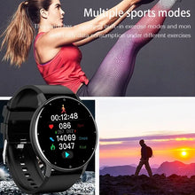 Cargar imagen en el visor de la galería, LIGE nuevo reloj inteligente para hombres rastreador de actividad en tiempo Real Monitor de ritmo cardíaco deportes mujeres reloj inteligente hombres reloj para Android, IOS
