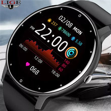 Load image into Gallery viewer, LIGE New Smart Watch Men and Women Full Touch Screen Sport Fitness Watch IP67 Waterproof Bluetooth For Android ios smartwatch Men+box
