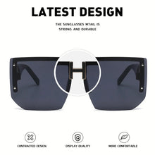 Load image into Gallery viewer, Rimless Square Frame Luxury Sunglasses Men Women Fashion Shades UV400 Vintage Glasses
