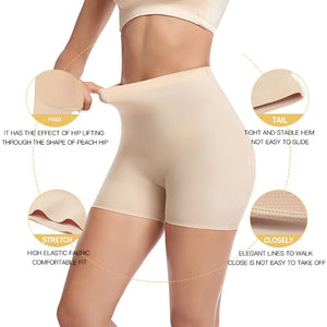 Bragas de cintura alta para mujer, levantador de glúteos acolchado, realzador de cadera, ropa moldeadora, pantalones cortos moldeadores de cuerpo, ropa interior adelgazante 