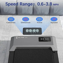 Charger l&#39;image dans la galerie, Tapis de course 2 en 1 sous le bureau, tapis de marche sous le bureau avec une capacité de 300 lb, tapis de course pour la maison et le bureau, entrée gratuite
