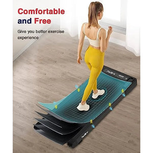 Redliro Tapis de course sous le bureau, mini tapis de course portable avec télécommande, Bluetooth, poids maximum de 265 lb