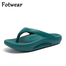 Cargar imagen en el visor de la galería, Zapatillas de playa transpirables para hombre, chanclas Unisex de gran tamaño, chanclas de ocio de verano, zapatos para hombre, sandalias ligeras y suaves
