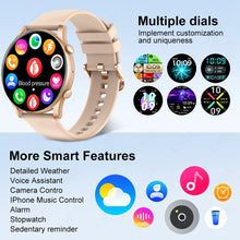 Charger l&#39;image dans la galerie, LIGE montre intelligente femme Bluetooth appel Sport Fitness AI commande vocale Bracelet entièrement tactile pour Android IOS nouvelle montre intelligente 
