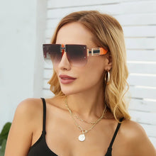 Load image into Gallery viewer, Rimless Square Frame Luxury Sunglasses Men Women Fashion Shades UV400 Vintage Glasses
