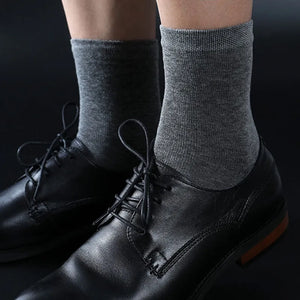 Calcetines de algodón HSS para hombre, nuevos estilos, 10 par/lote, calcetines negros de negocios para hombre, transpirables, primavera y verano, talla estadounidense (6,5-12)